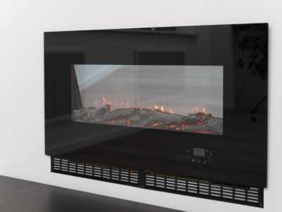 Quel habillage choisir pour une cheminée moderne avec poêle intégré ?